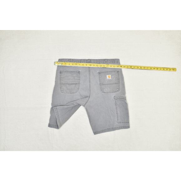 Carhartt Relaxed Fit Cargo Shorts Men's Size 36 Gray Workwear 102514-039 - Picture 5 of 8